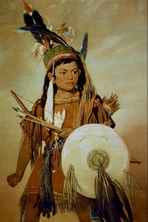 George Catlin Indian Boy